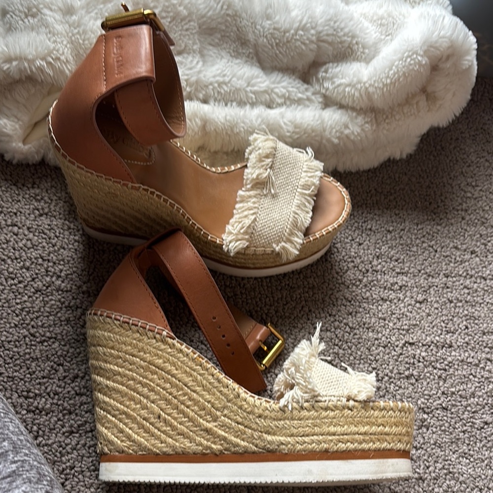 See By Chloe Wedge Sandals